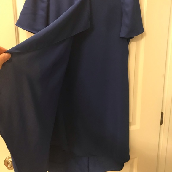 BCBG Short Sleeve Ruffle Swing Dress Sz S - Picture 4 of 6